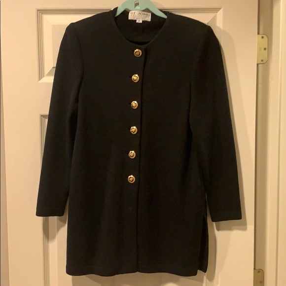 St. John Collection by Marie Gray black tunic